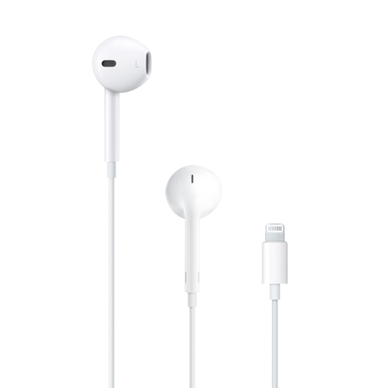 Фото Наушники Apple EarPods с разъемом Lightning, белый Фото Наушники Apple EarPods с разъемом Lightning, белый