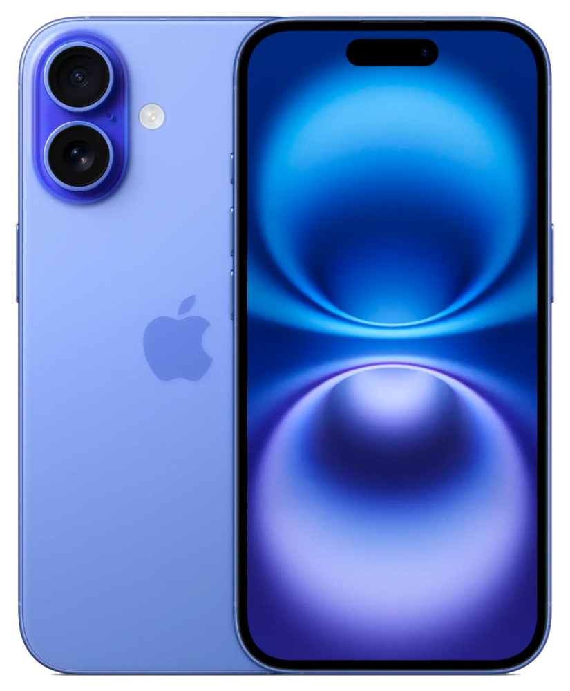 Фото Apple iPhone 16, 128 ГБ, Ультрамарин Фото Apple iPhone 16, 128 ГБ, Ультрамарин